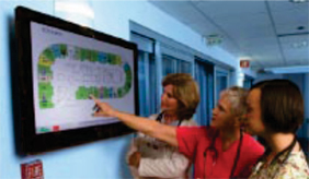 Visual control system saves nurses an hour per day.