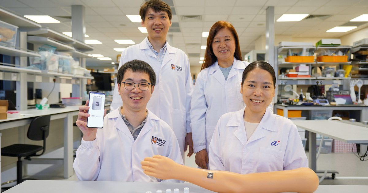 AI-based patch in Singapore can track wound healing status without battery