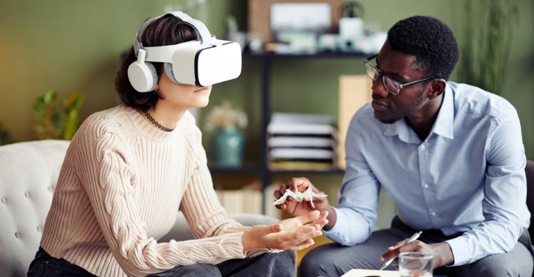 Harnessing virtual reality therapy for improved mental health