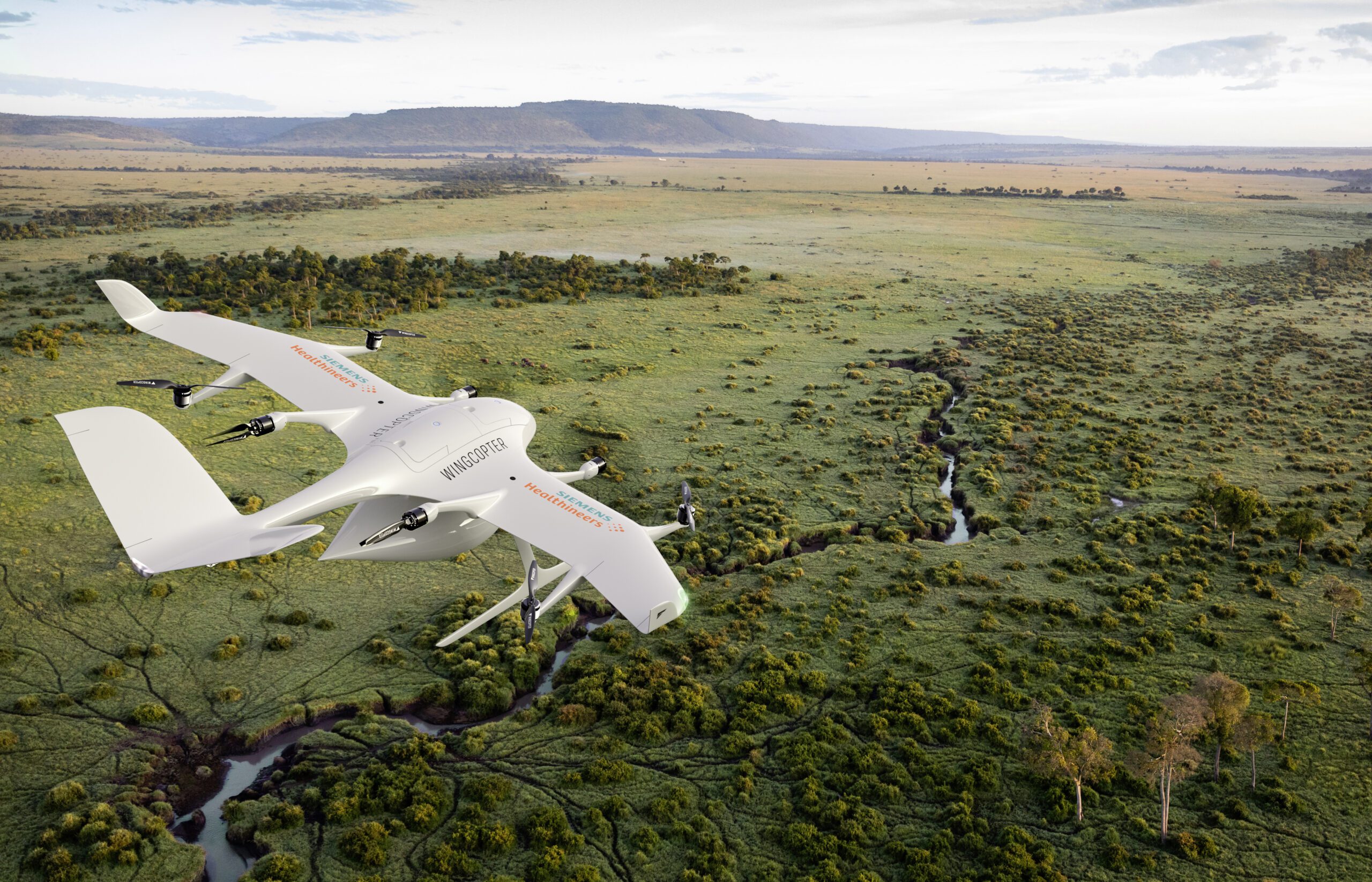 Siemens Launches Drone Pilot to Transport Lab Samples & Medical Supplies in Africa