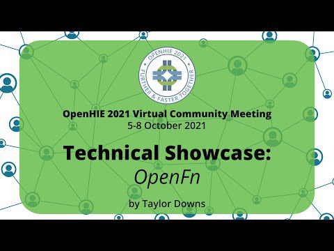 Technical Showcase: OpenFn at OHIE21