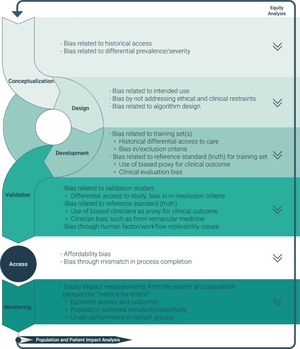 Considerations for addressing bias in artificial intelligence for health equity