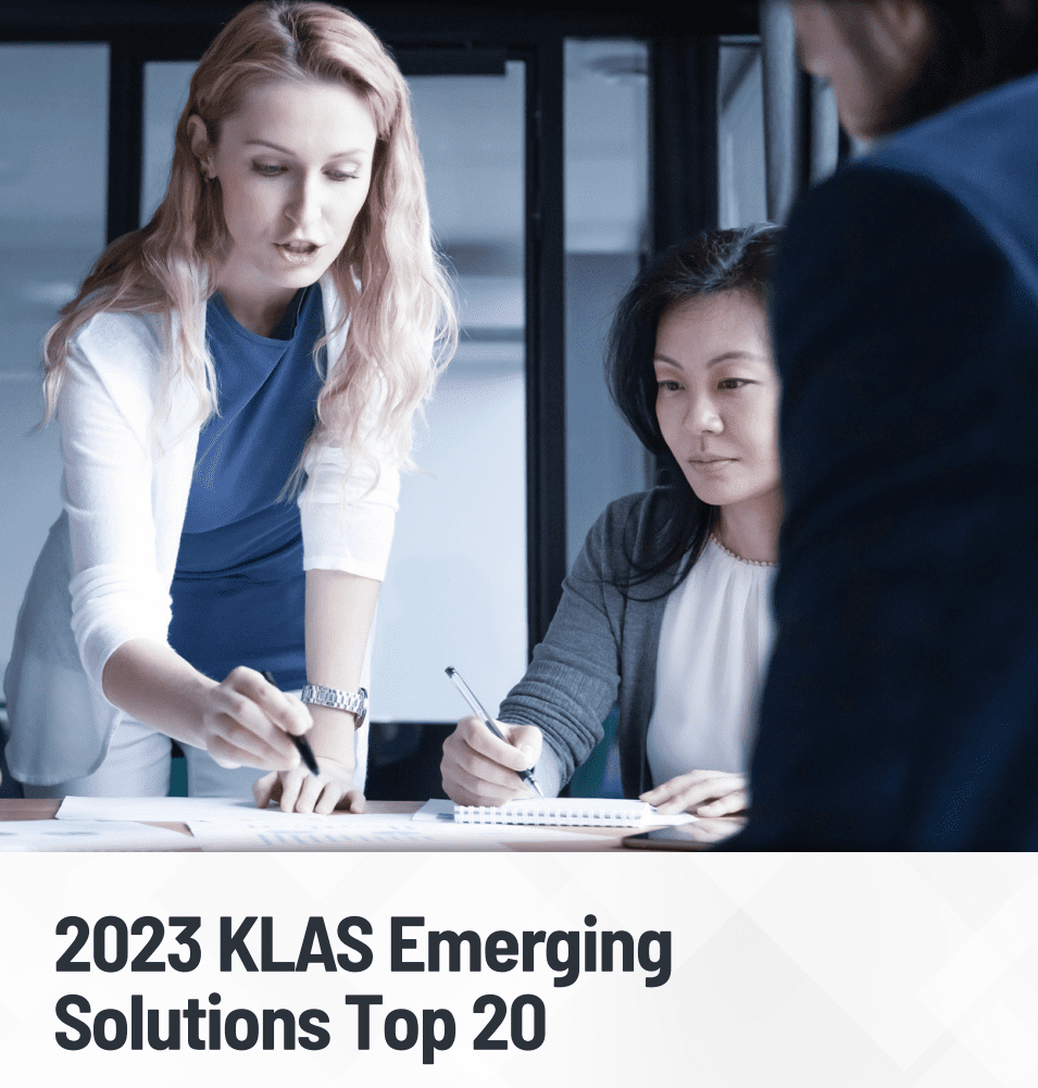 KLAS Unveils 2023 Top 20 Emerging Solutions