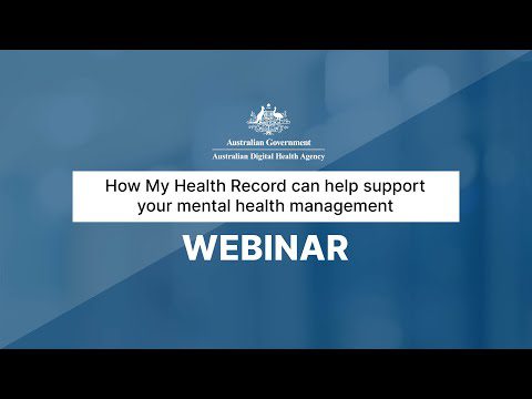 How My Health Record can help support your mental health management