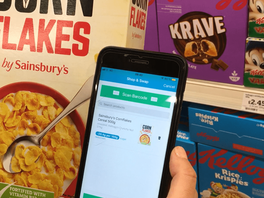 A Behaviorally Informed Mobile App to Improve the Nutritional Quality of Grocery Shopping (SwapSHOP): Feasibility Randomized Controlled Trial