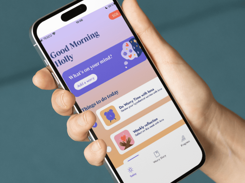 Use and Engagement With Low-Intensity Cognitive Behavioral Therapy Techniques Used Within an App to Support Worry Management: Content Analysis of Log Data