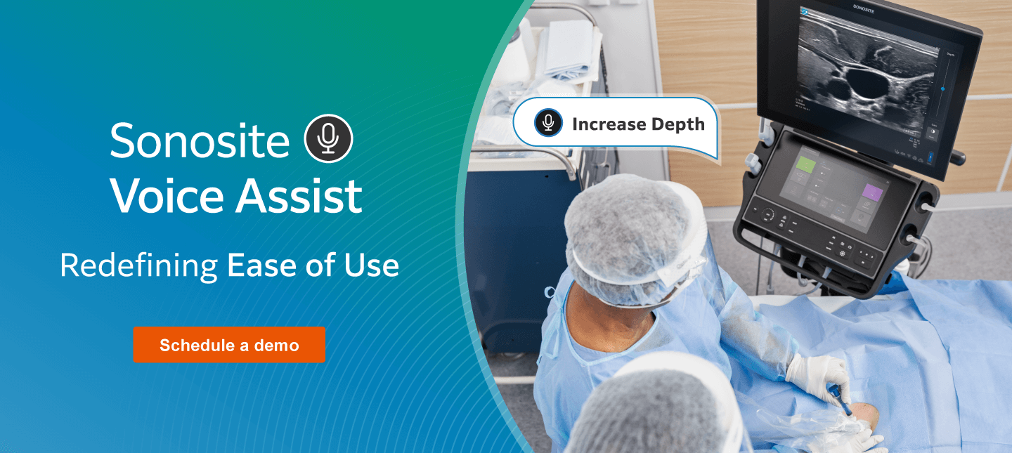 Doctors Get a Voice-Activated Assistant: Fujifilm Sonosite Launches Hands-Free Ultrasound Control
