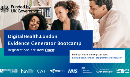 DigitalHealth.London Evidence Generator Bootcamp opens for applications