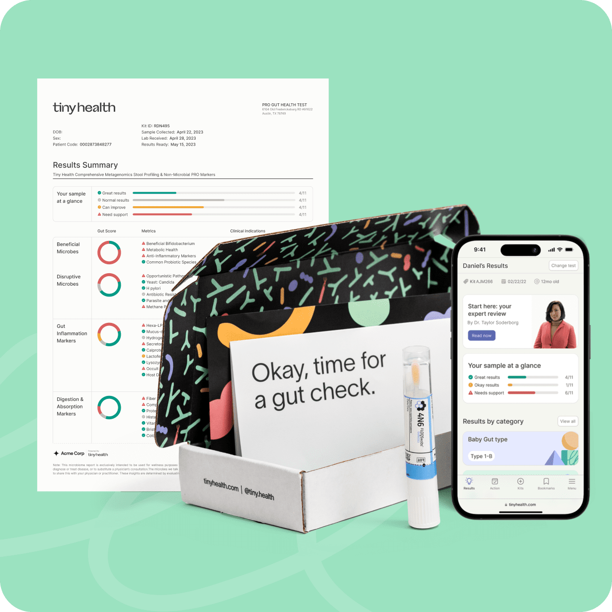 Tiny Health Secures $8.5M for At-Home Gut Microbiome Testing