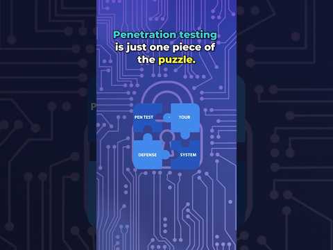 #Pentest is just one piece of a puzzle.