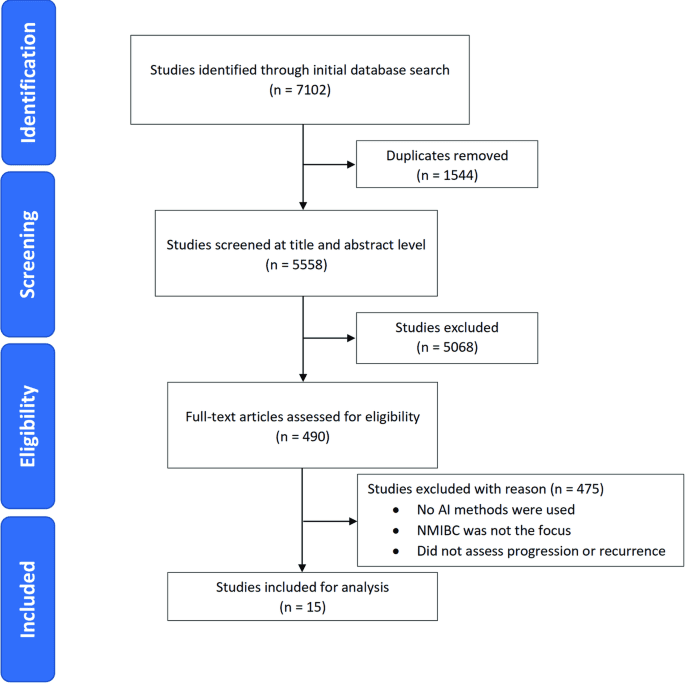 Predicting non-muscle invasive bladder cancer outcomes using artificial intelligence: a systematic review using APPRAISE-AI
