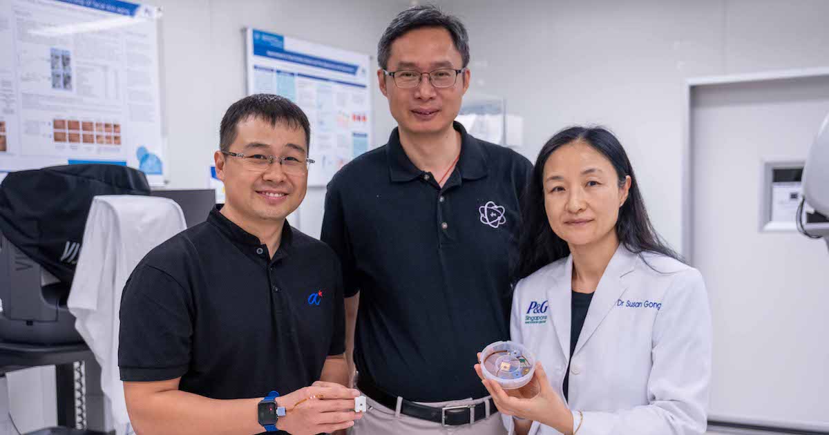 Ring-type sensor in Singapore measures skin feel