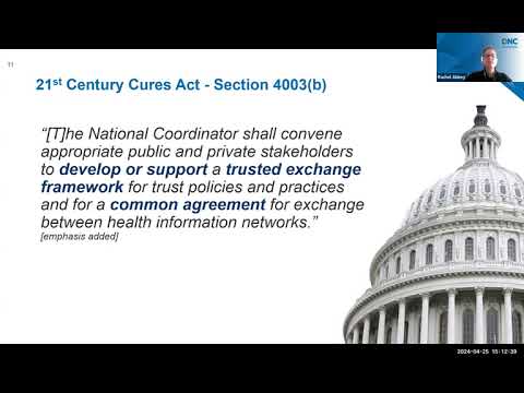 Trusted Exchange Framework and Common Agreement (TEFCA) Public Health COP Kickoff Meeting