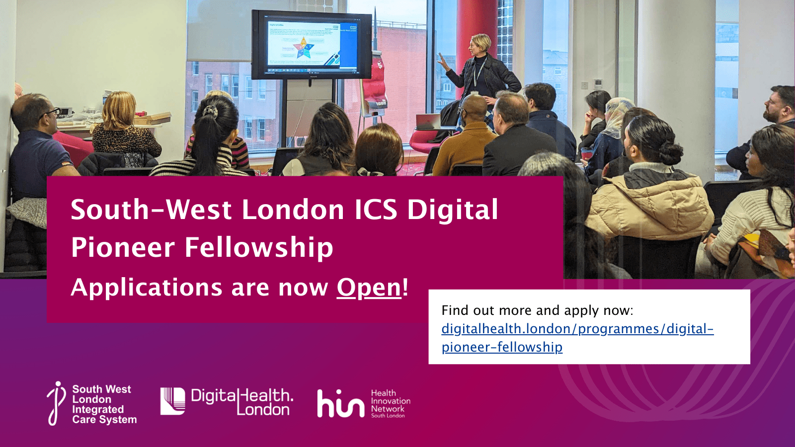 Applications Open for Cohort Two of the SWL ICS Digital Pioneer Programme - DigitalHealth.London