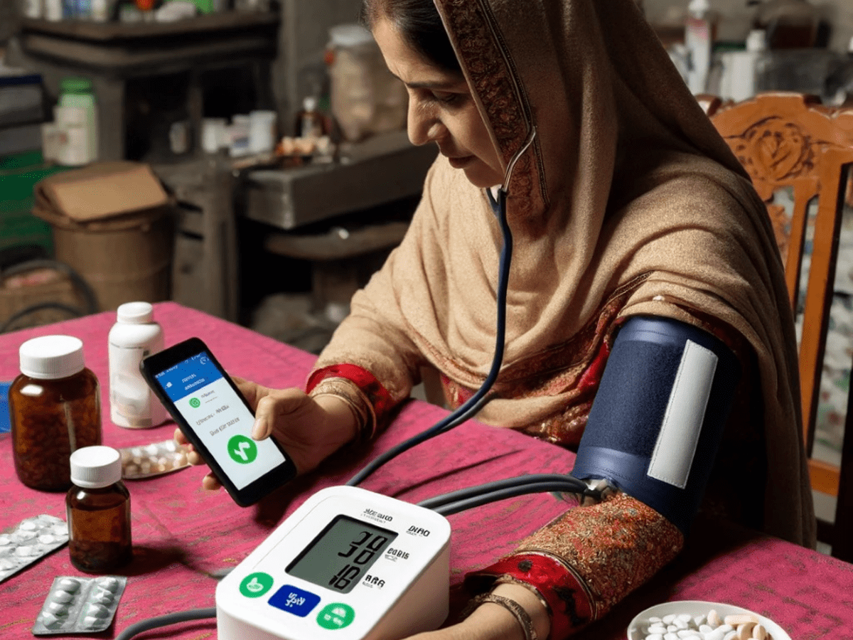 Effectiveness of a Multifaceted Mobile Health Intervention (Multi-Aid-Package) in Medication Adherence and Treatment Outcomes Among Patients With Hypertension in a Low- to Middle-Income Country: Randomized Controlled Trial