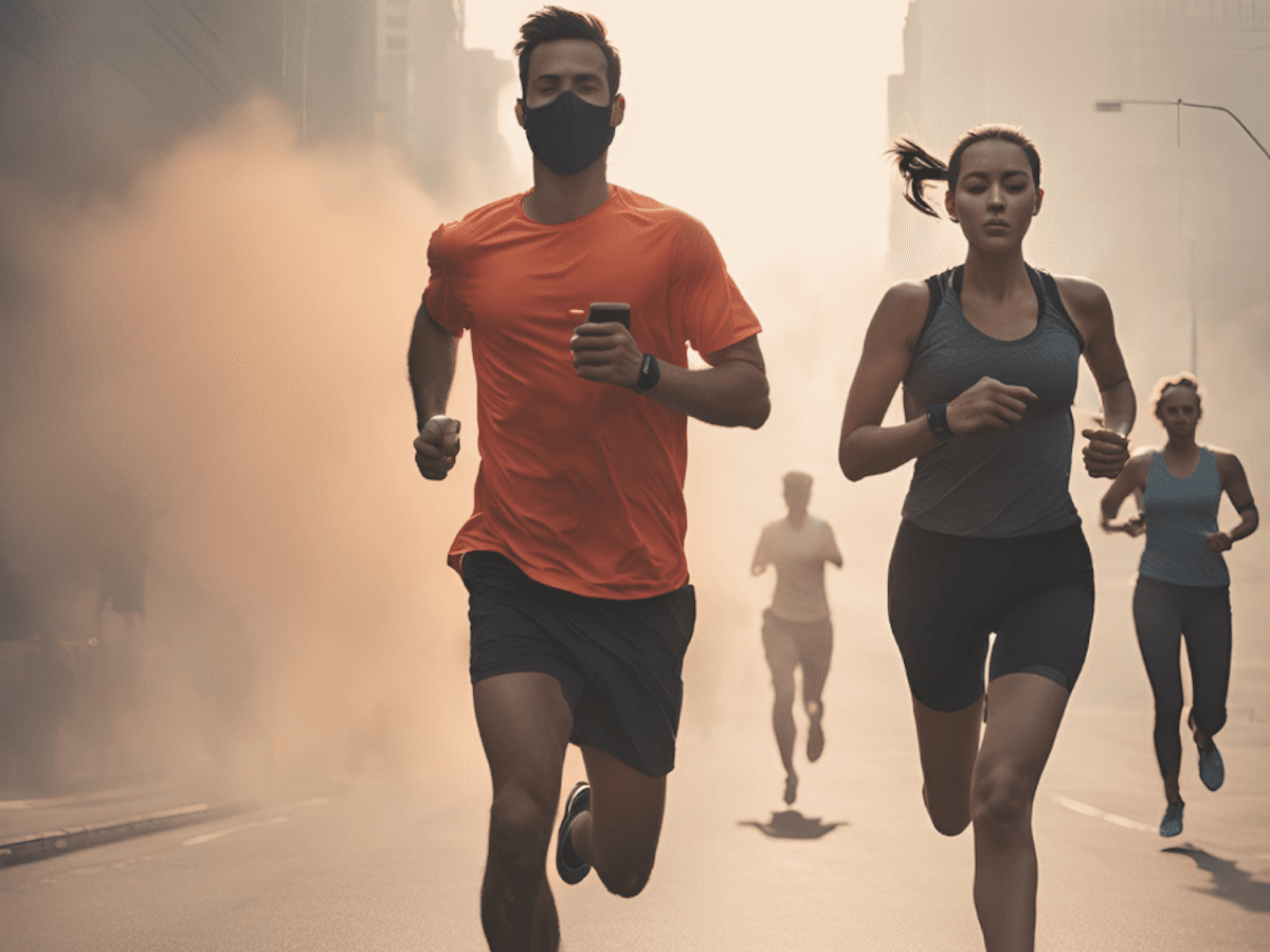 The Impact of Air Pollution Information on Individuals’ Exercise Behavior: Empirical Study Using Wearable and Mobile Devices Data