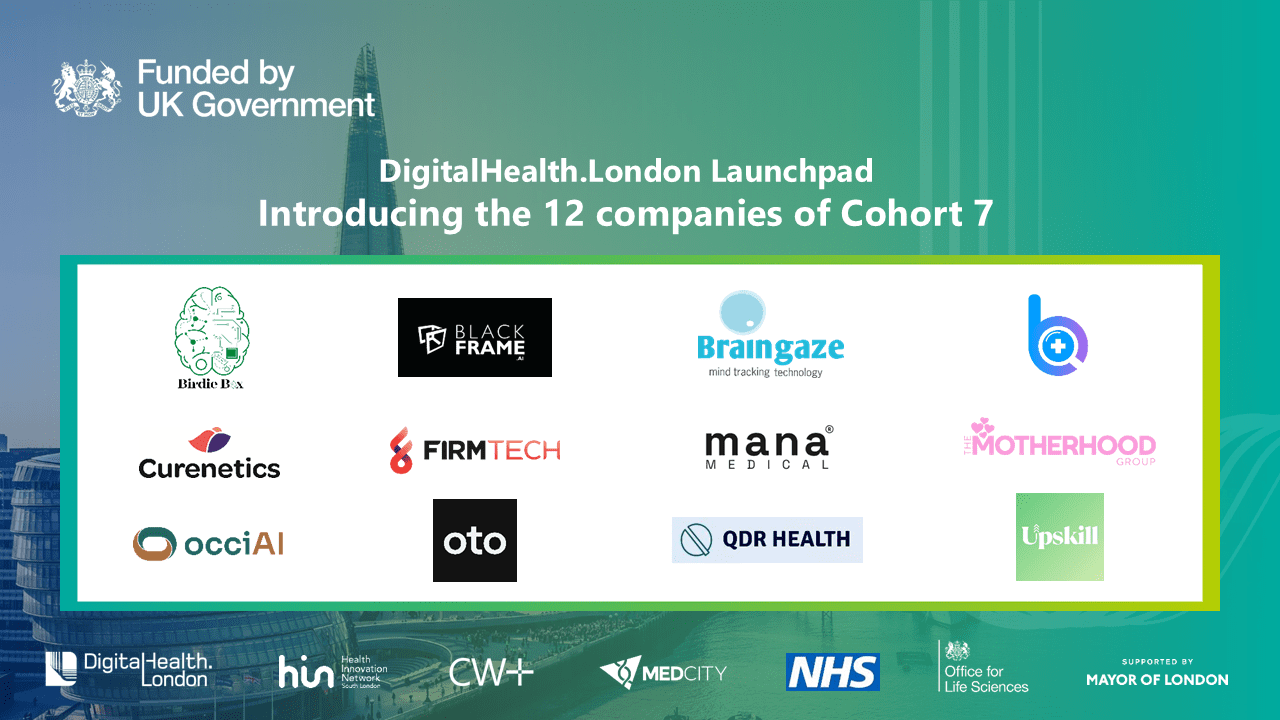 Cohort Seven of the DigitalHealth.London Launchpad Announced - DigitalHealth.London