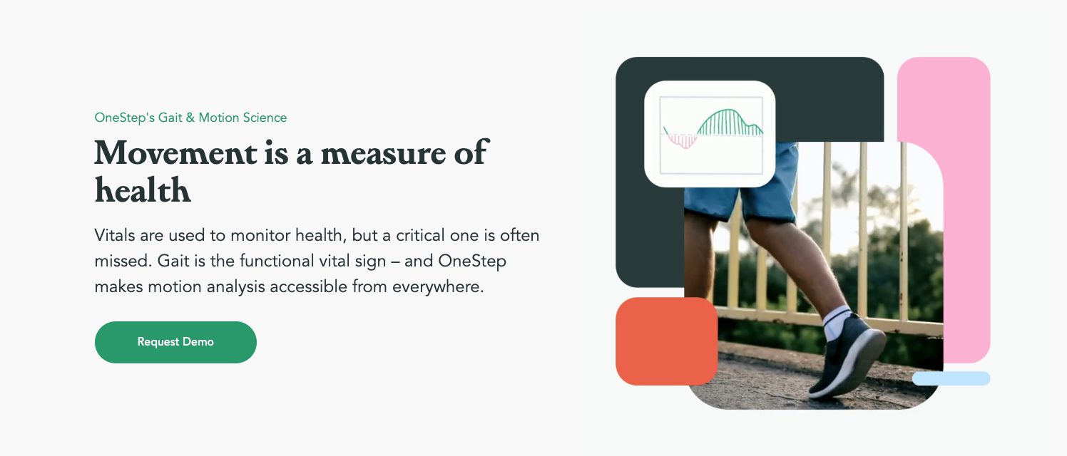 OneStep Secures $36M for AI-Powered Gait Analysis