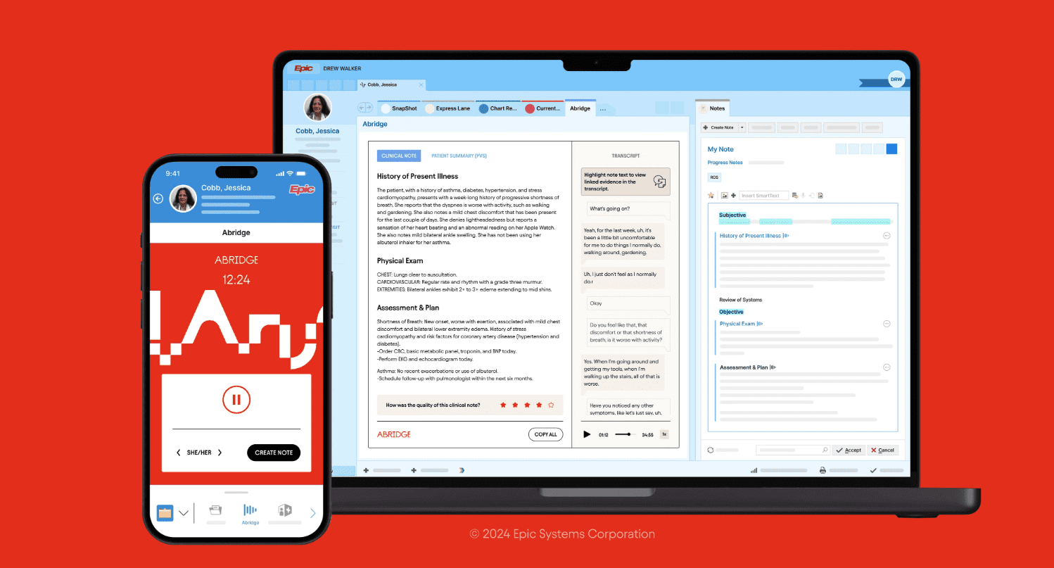 Deaconess Health Deploys Abridge’s GenAI Clinical Documentation Across Specialties