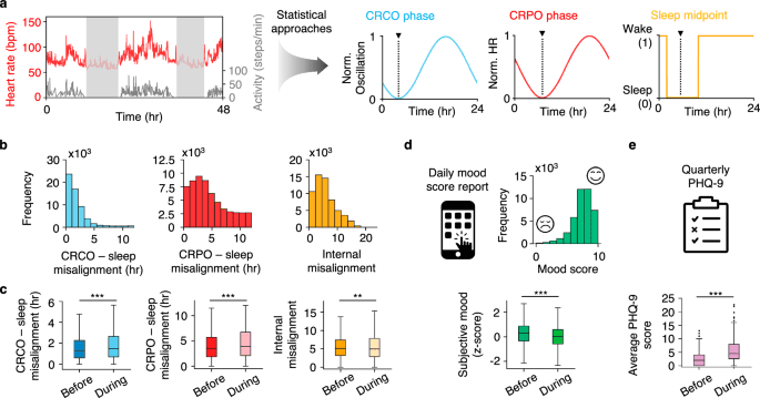The real-world association between digital markers of circadian disruption and mental health risks