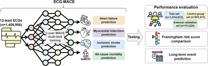 A multitask deep learning model utilizing electrocardiograms for major cardiovascular adverse events prediction