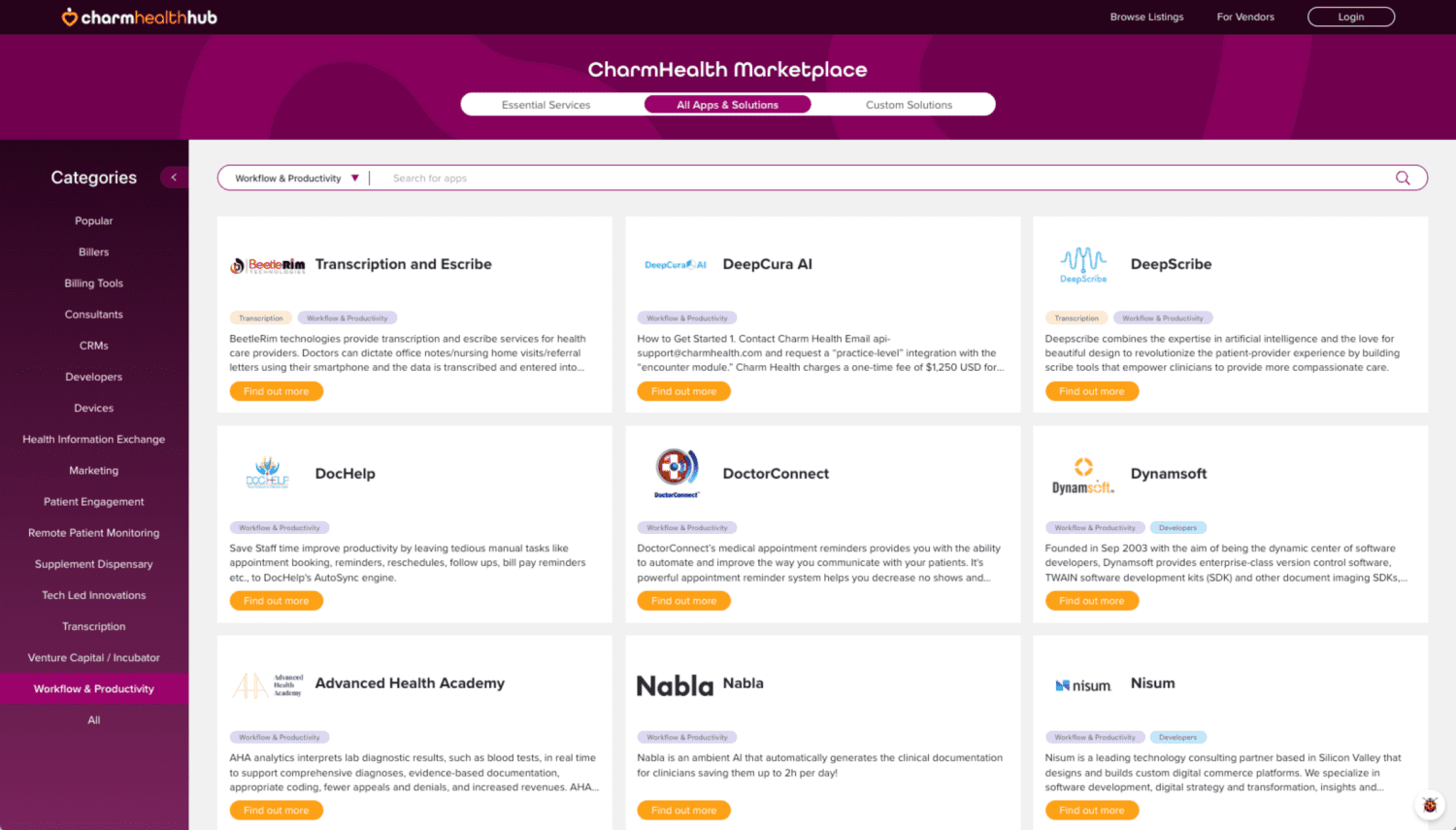 CharmHealth Launches CharmHealthHub: A Marketplace for Healthcare Innovation