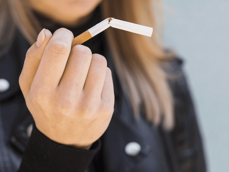Proximal Effects of a Just-in-Time Adaptive Intervention for Smoking Cessation With Wearable Sensors: Microrandomized Trial