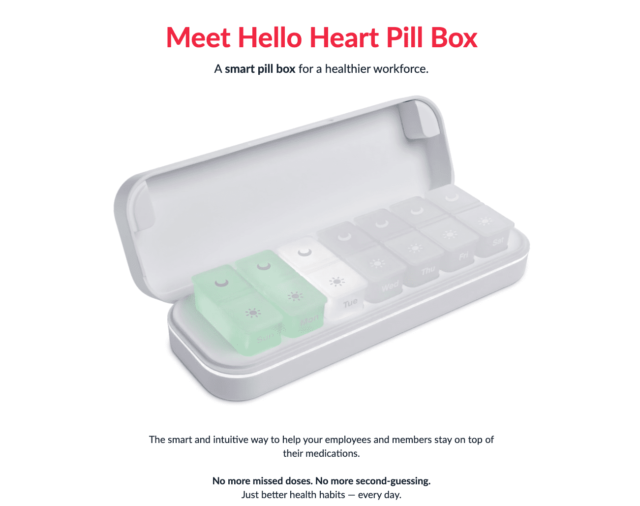 Hello Heart Introduces Smart Pill Box to Improve Medication Adherence