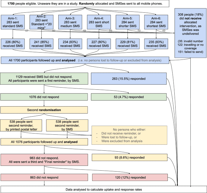 Agile evaluation including two pragmatic trials on the uptake of a digital screening service