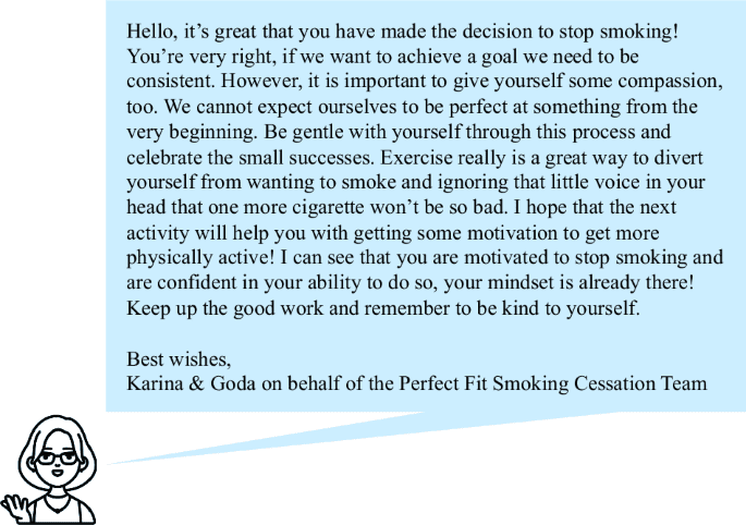Psychological, economic, and ethical factors in human feedback for a chatbot-based smoking cessation intervention