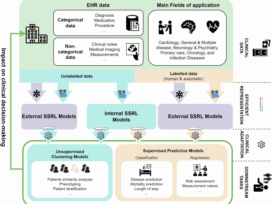 A scoping review of self-supervised representation learning for clinical decision making using EHR categorical data