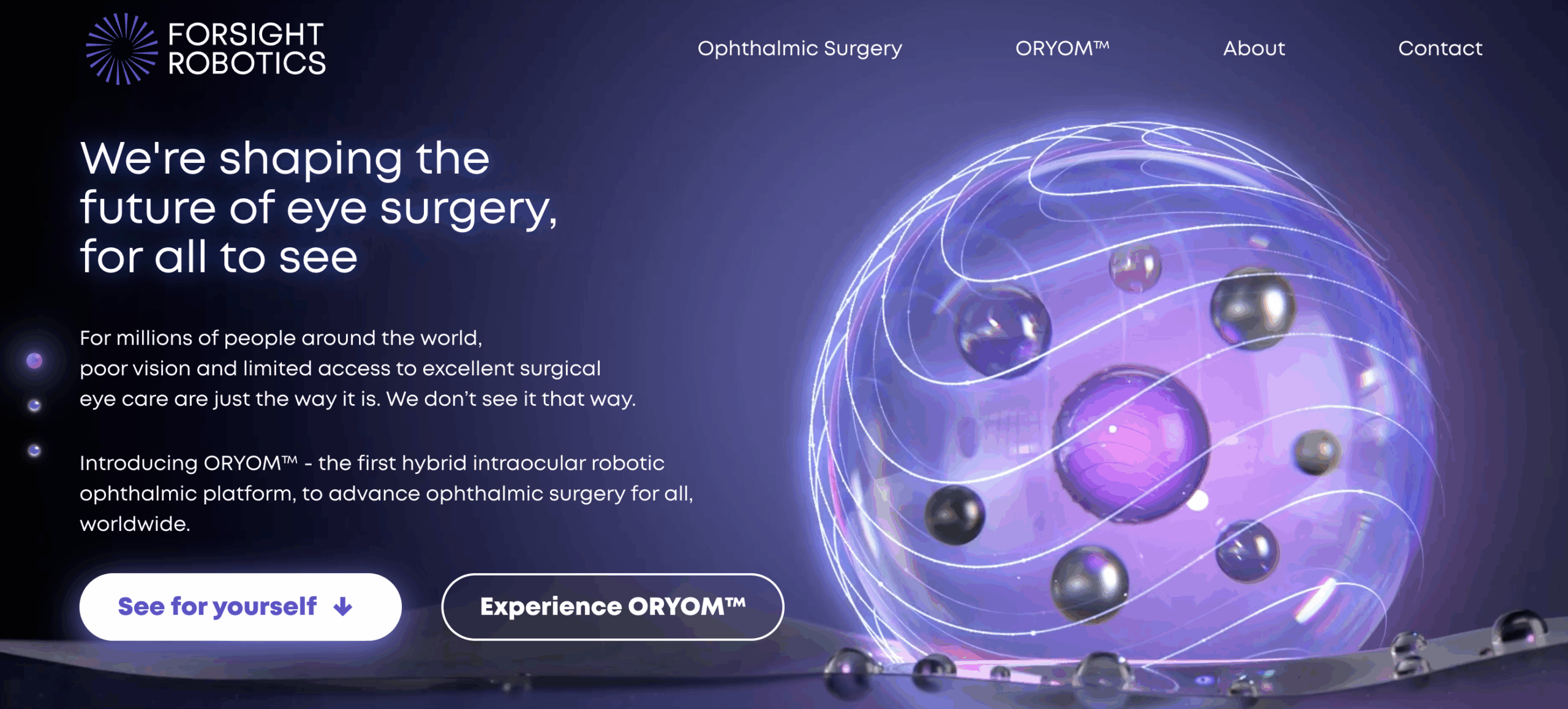 ForSight Robotics Raises $125M for Ophthalmic Robotic Surgery