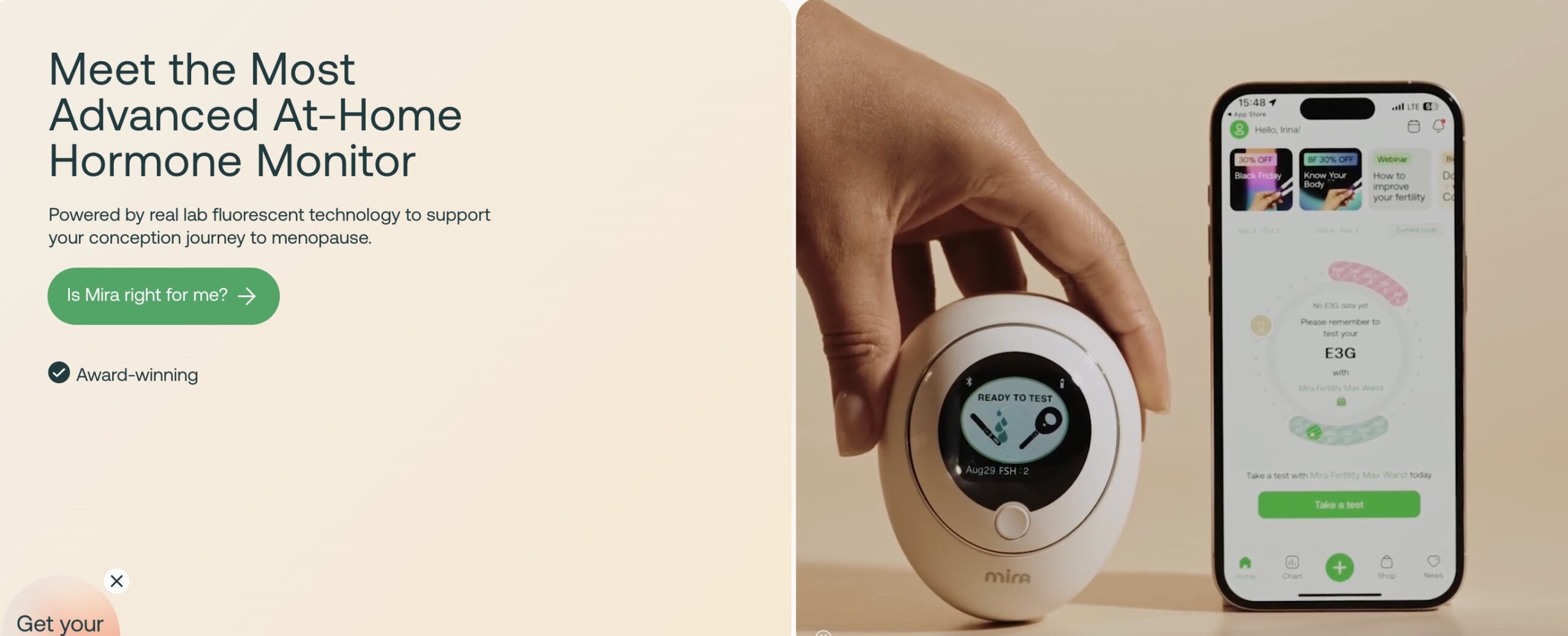 Femtech: Mira Launches Ultra4™, the First At-Home Hormone Monitor with Lab-Quality Insights