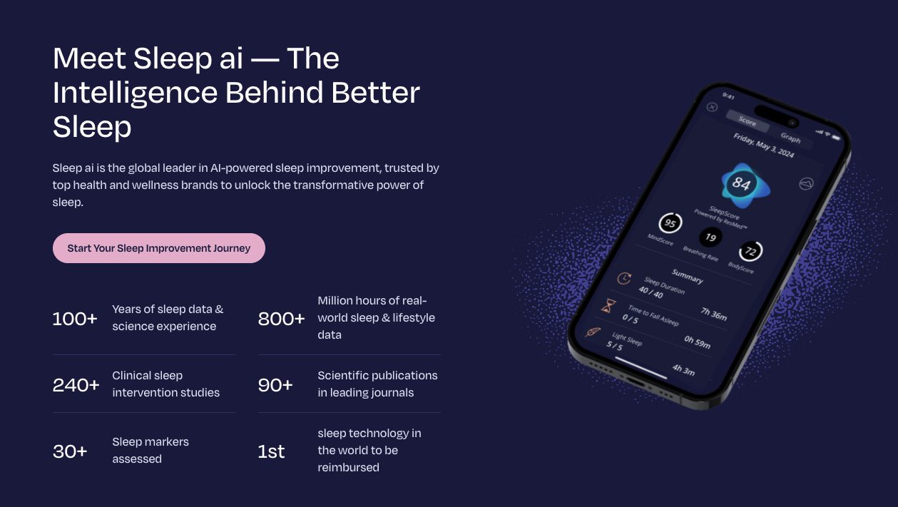 Sleep.ai Raises $5.5M to Lead AI-Powered Sleep Intelligence Market