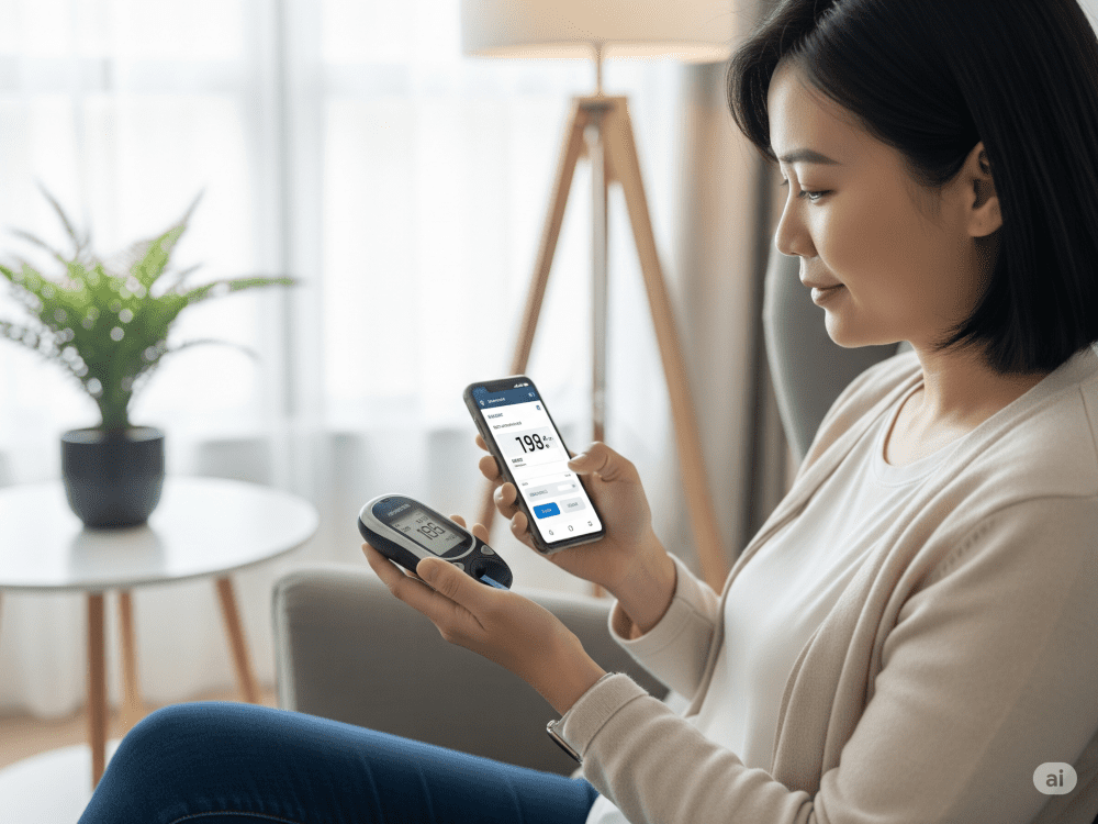 Mobile App–Assisted Self-Monitoring of Blood Glucose in Type 2 Diabetes in Ningbo, China: 12-Month Retrospective Cohort Study