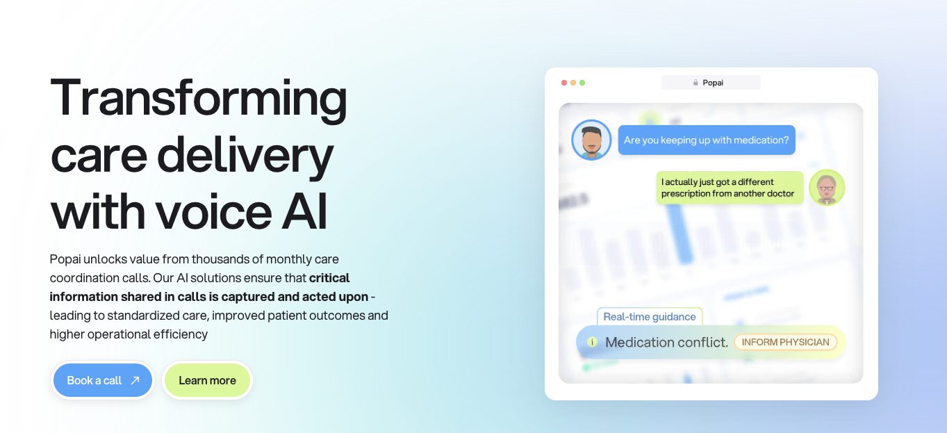 Popai Health Secures $11M to Transform Patient Conversations with Voice AI