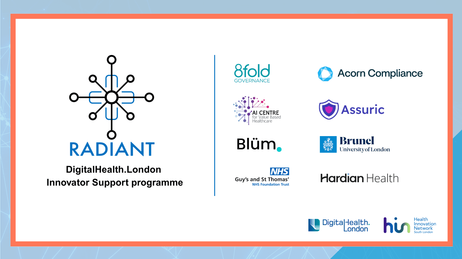 Regulatory breakthroughs for first cohort of RADIANT-CERSI Innovator Support programme