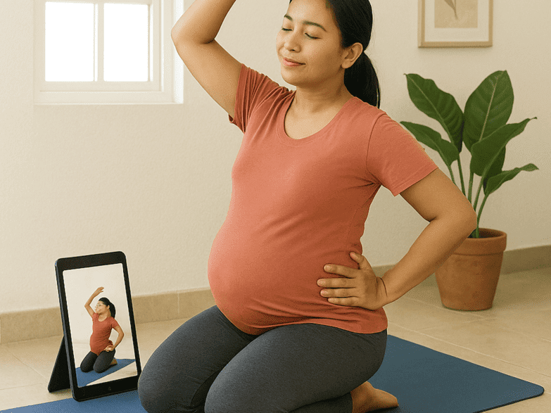 Smartphone App–Based Exercise for Pregnant Women in Indonesia: Quasi-Experimental Study on Physical Activity, Fear of Childbirth, and Quality of Life
