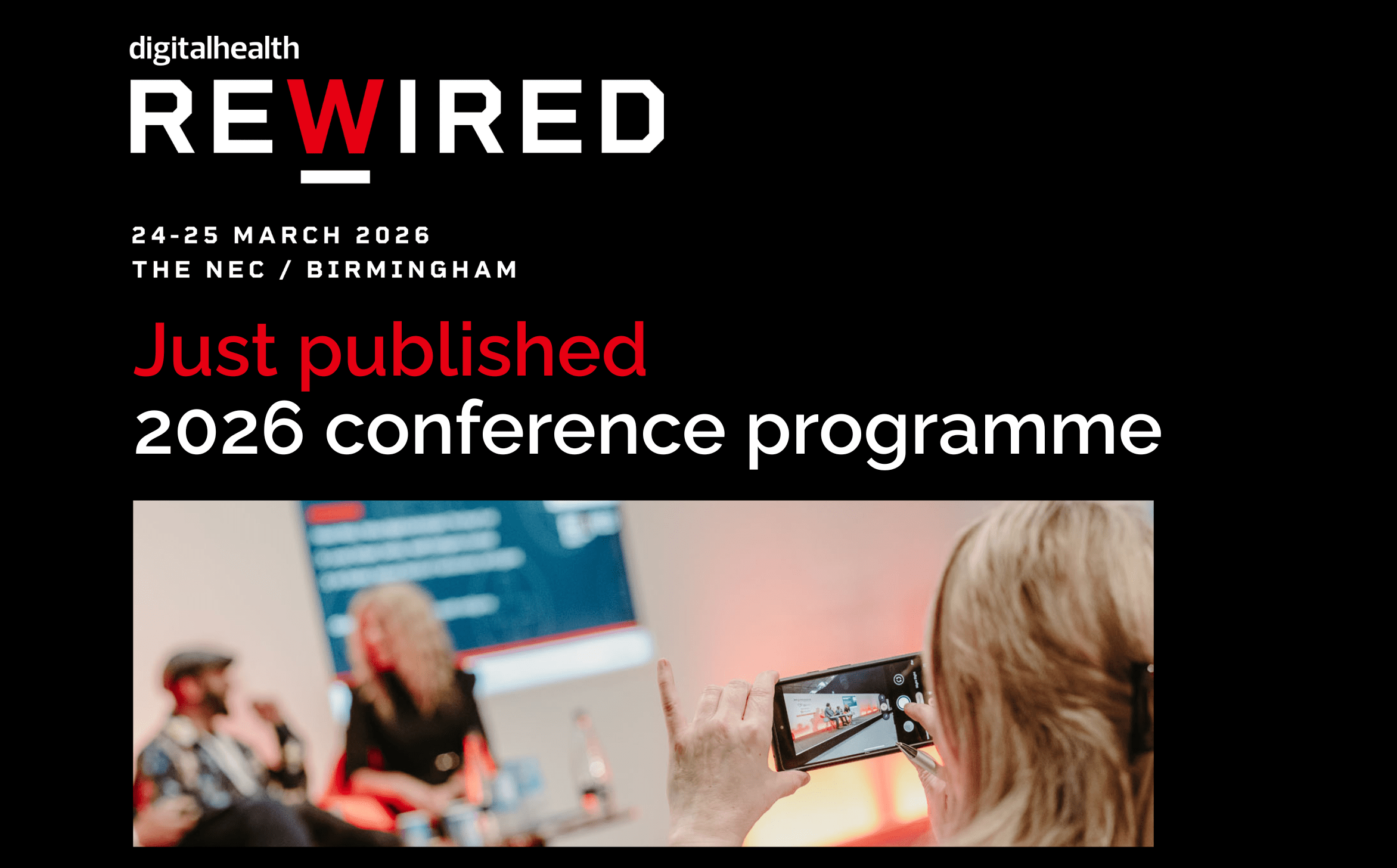 Digital Health Rewired 2026 programme published - Digital Health Rewired