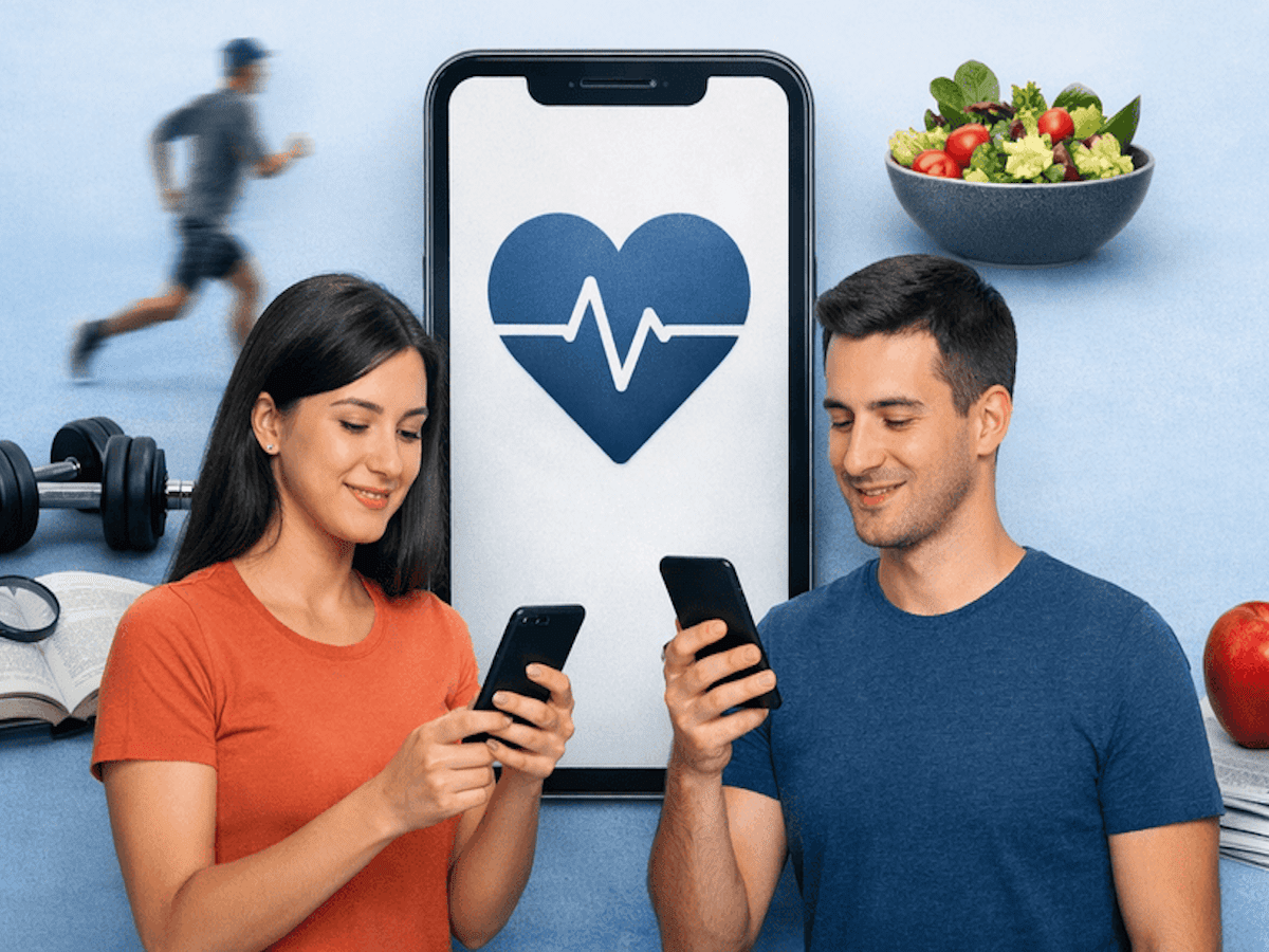 Mobile Apps to Improve Health Parameters in Healthy Adults: Systematic Review